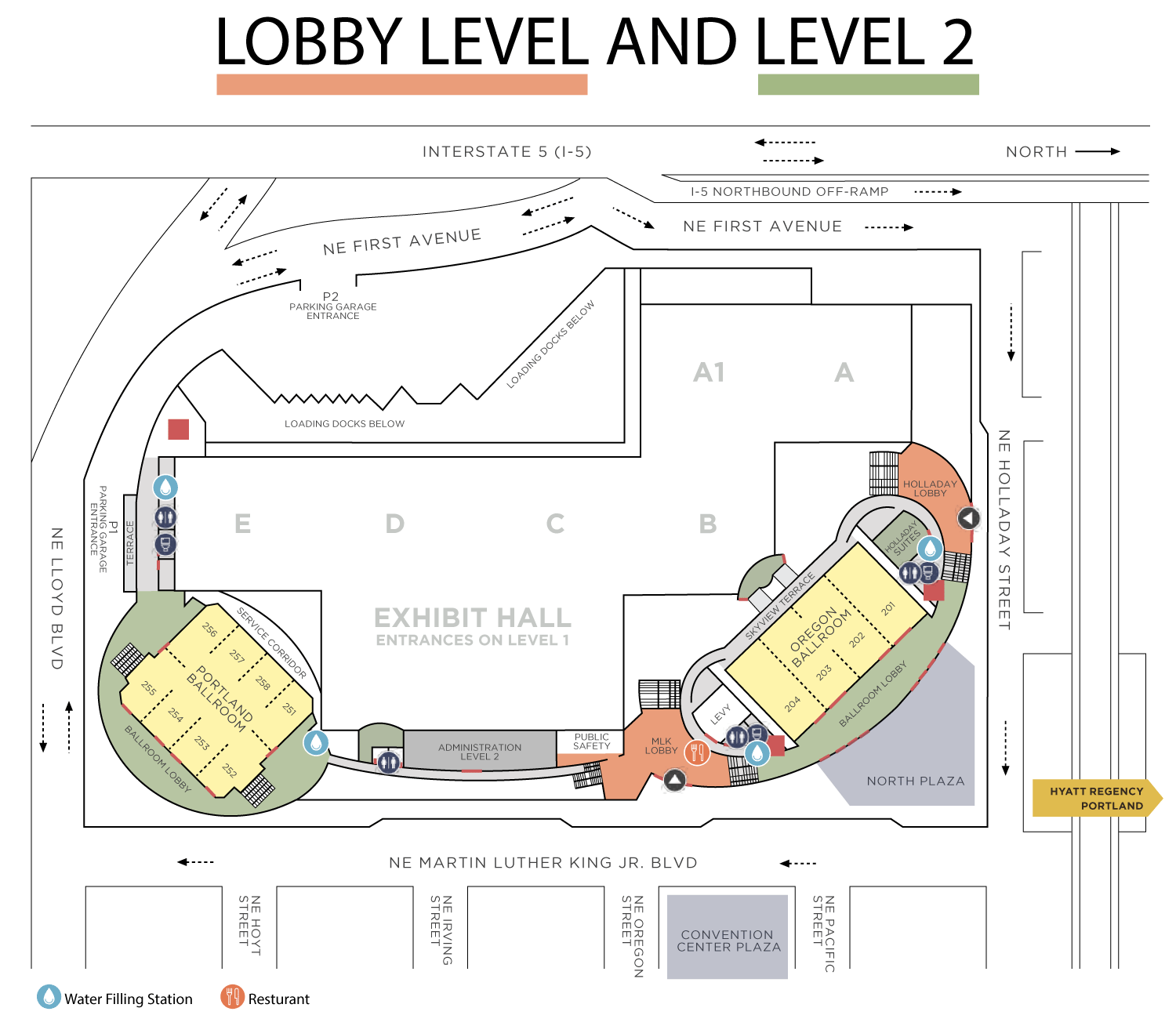 Oregon Convention Center - Level 2