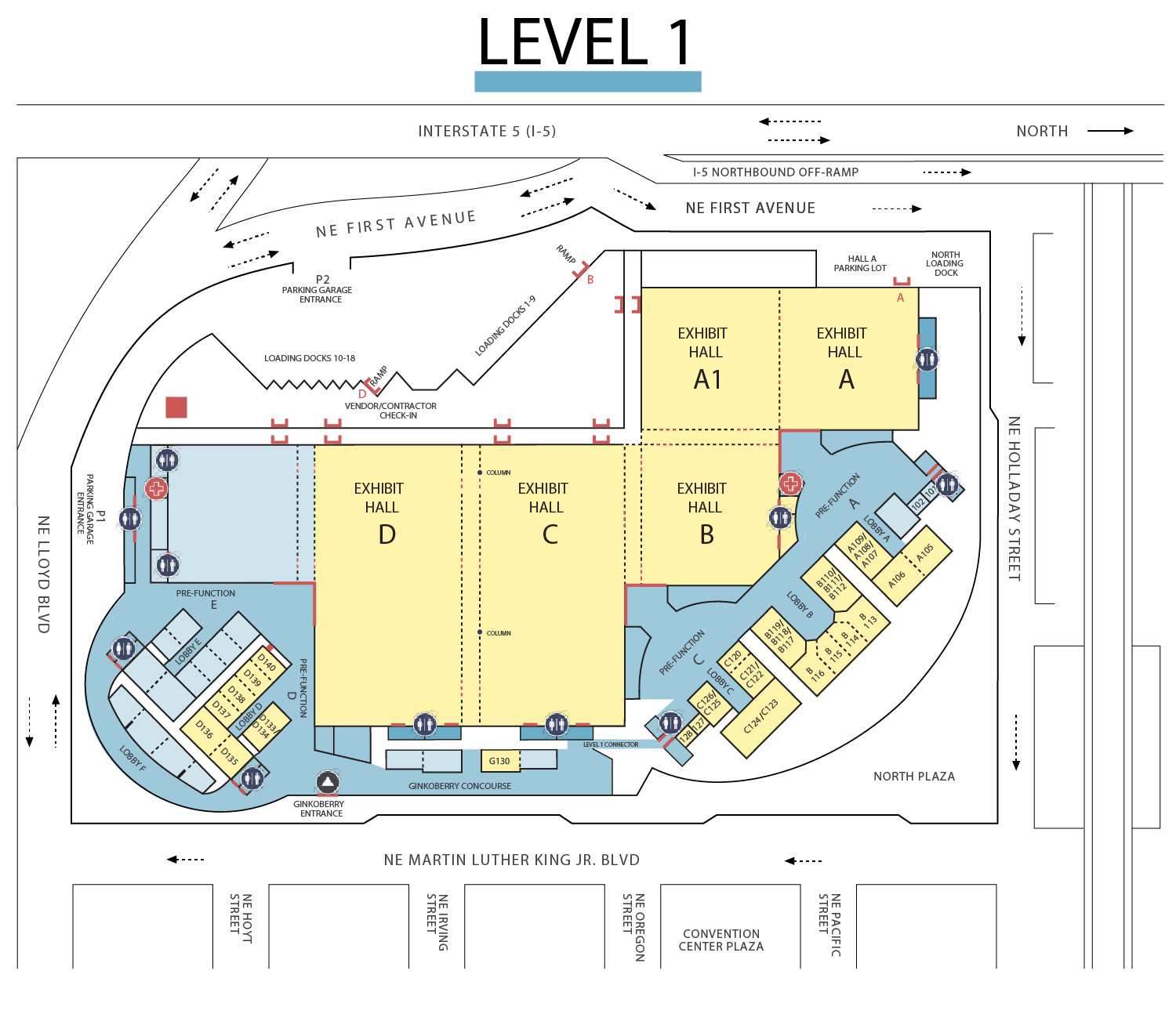 Level 1 Oregon Convention Center